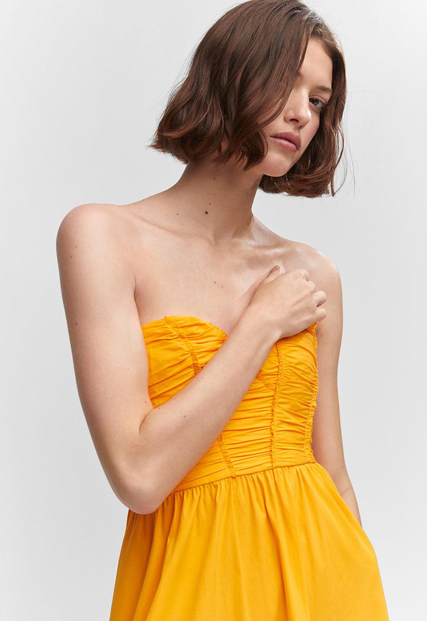 MANGO - Dress rita - orange