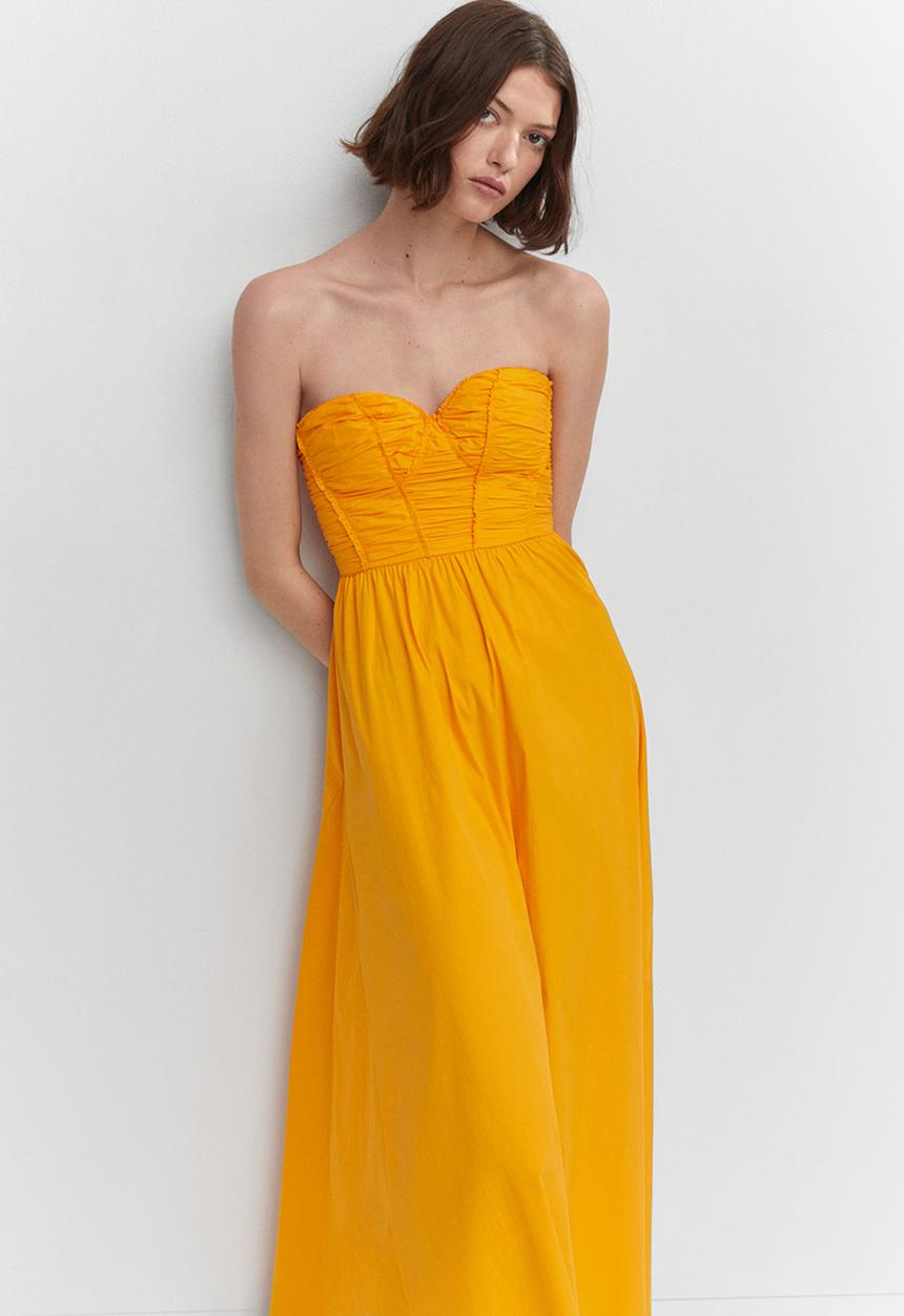 MANGO - Dress rita - orange