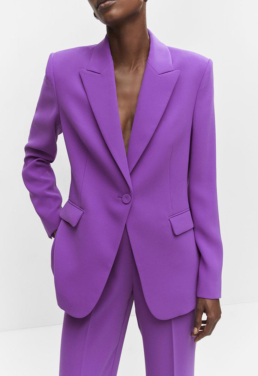 MANGO - Blazer iguana - medium purple