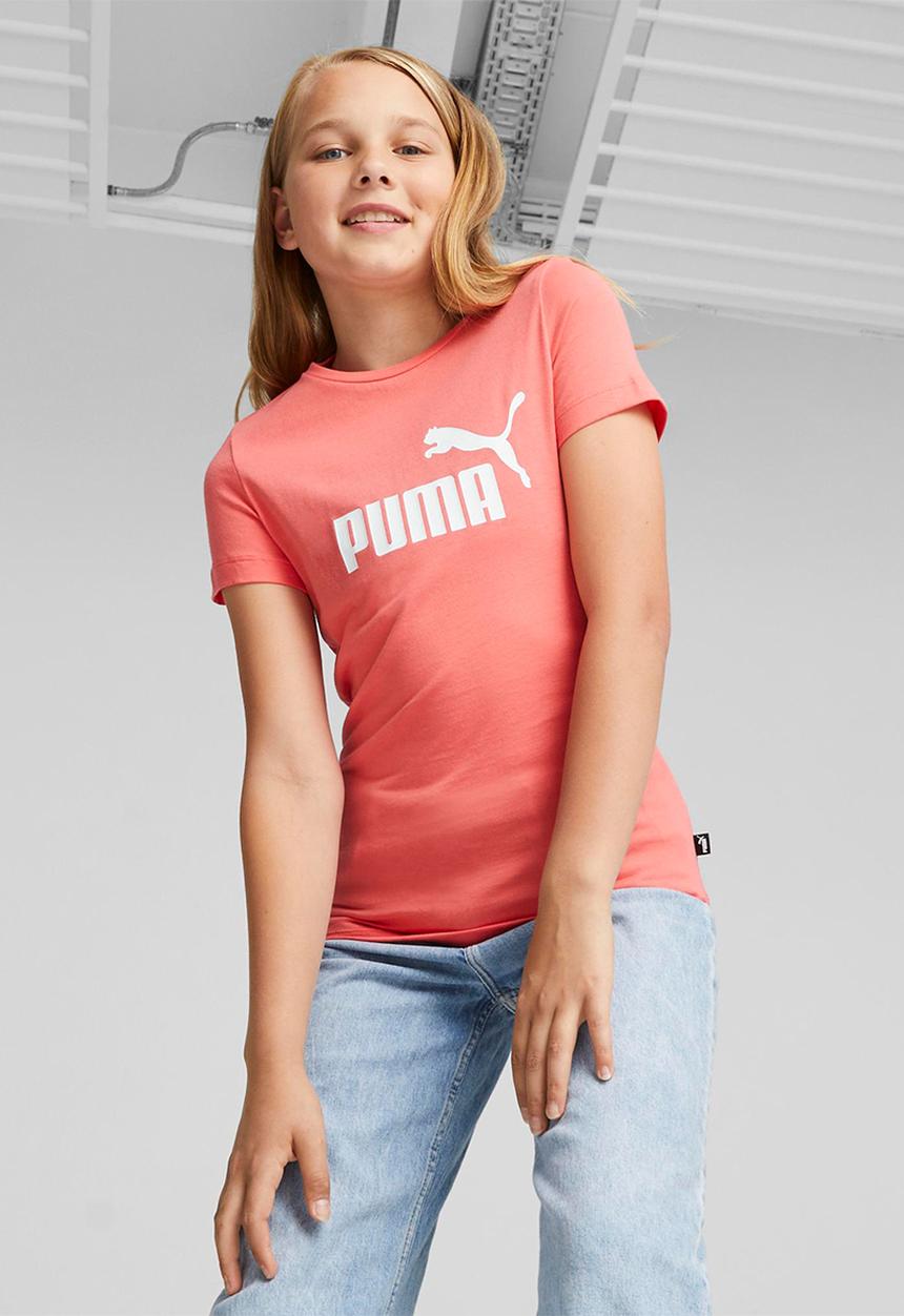PUMA - Ess logo tee g - electric blush