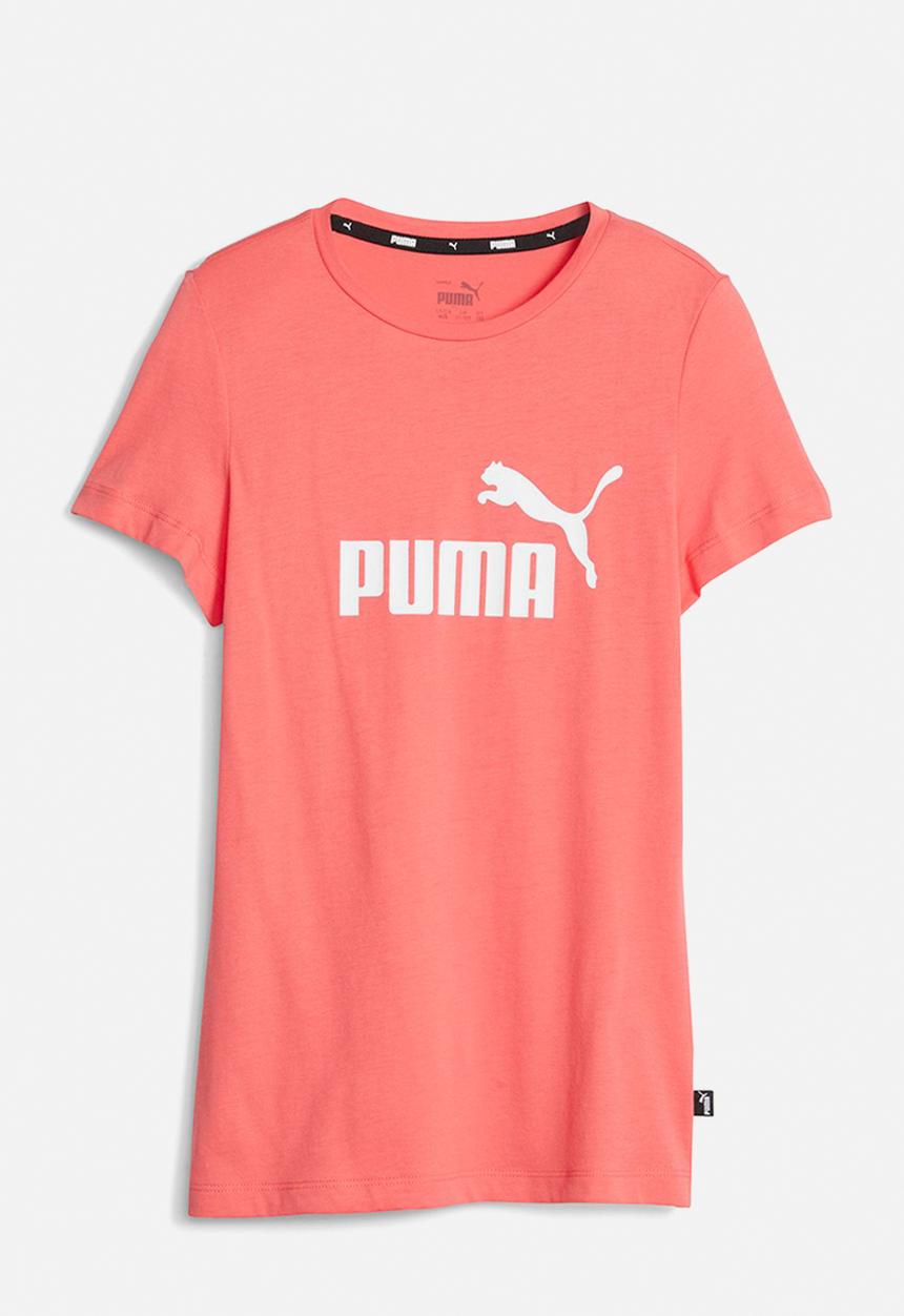 PUMA - Ess logo tee g - electric blush