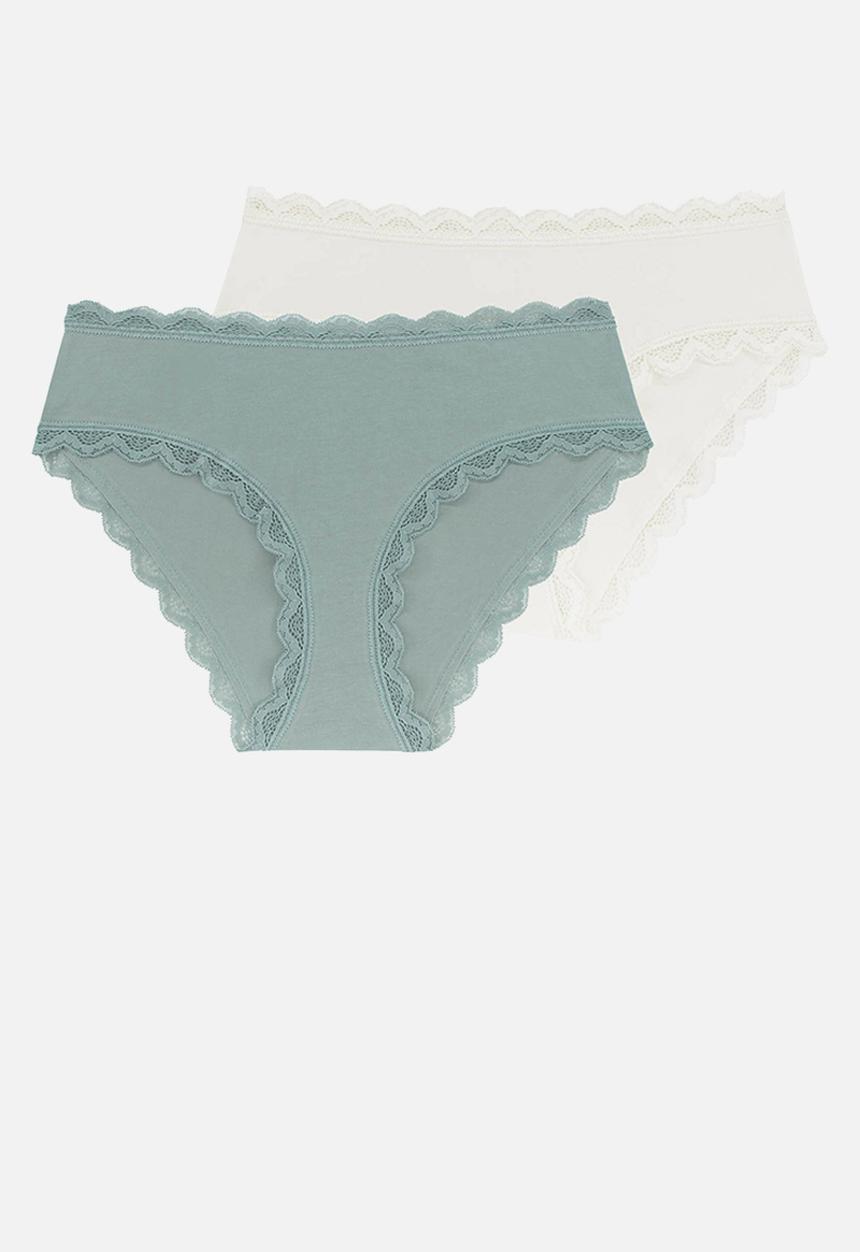 DORINA - Plus cali 2 pack hipster classic - green/ivory