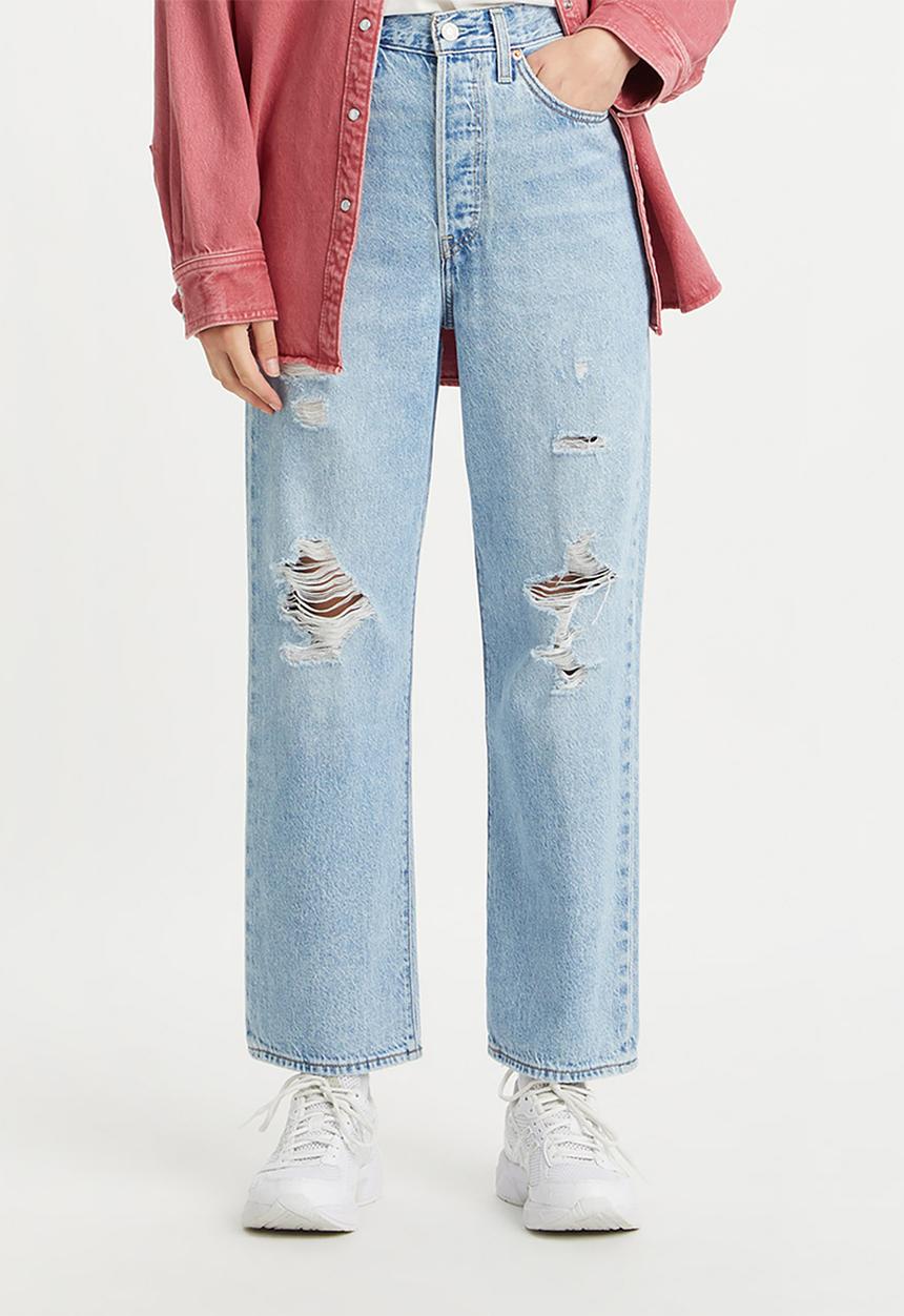 Levi’s® - Ribcage straight ankle z hang up - light indigo
