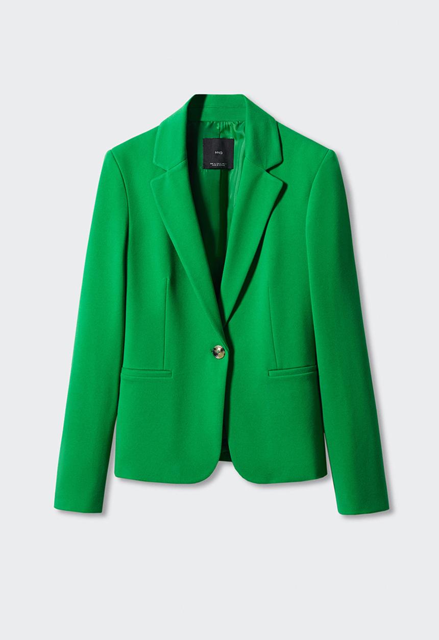 MANGO - Blazer paloma - green