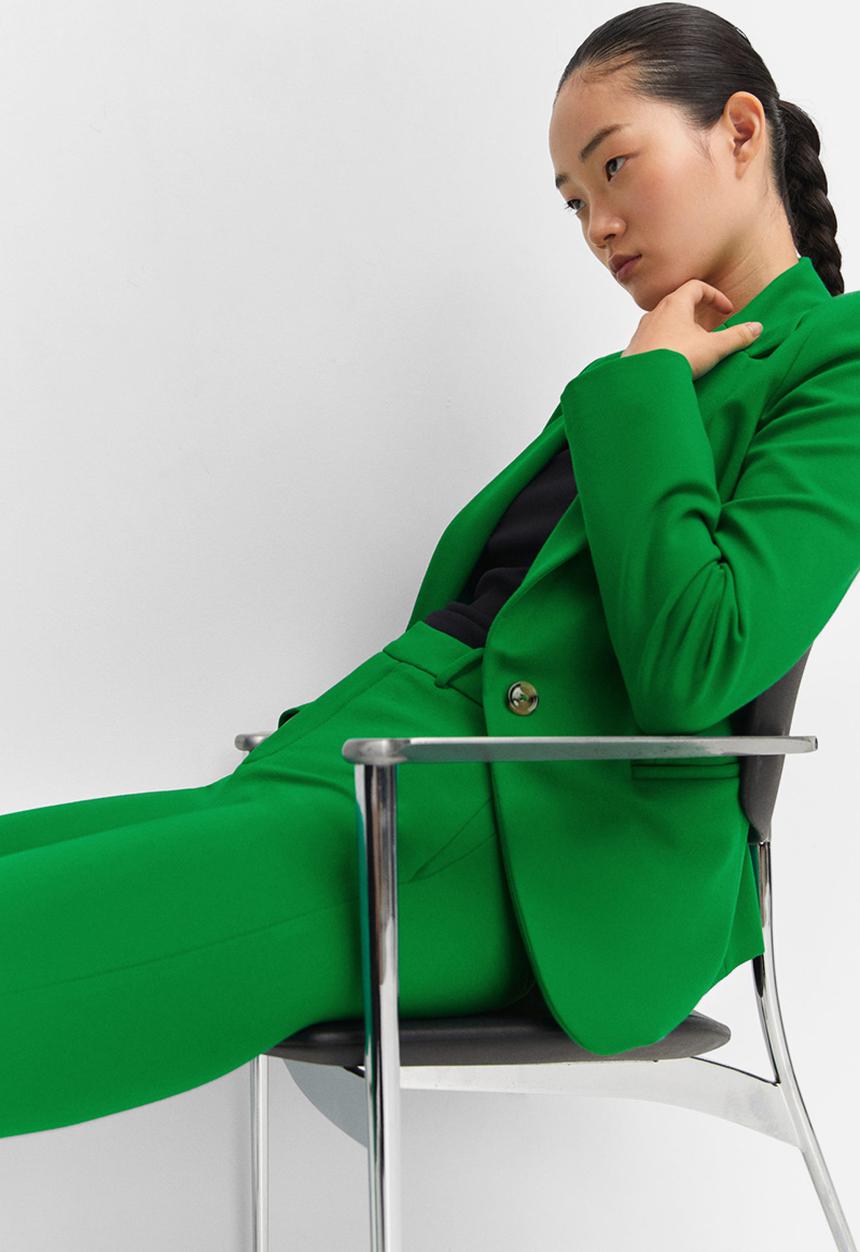 MANGO - Blazer paloma - green