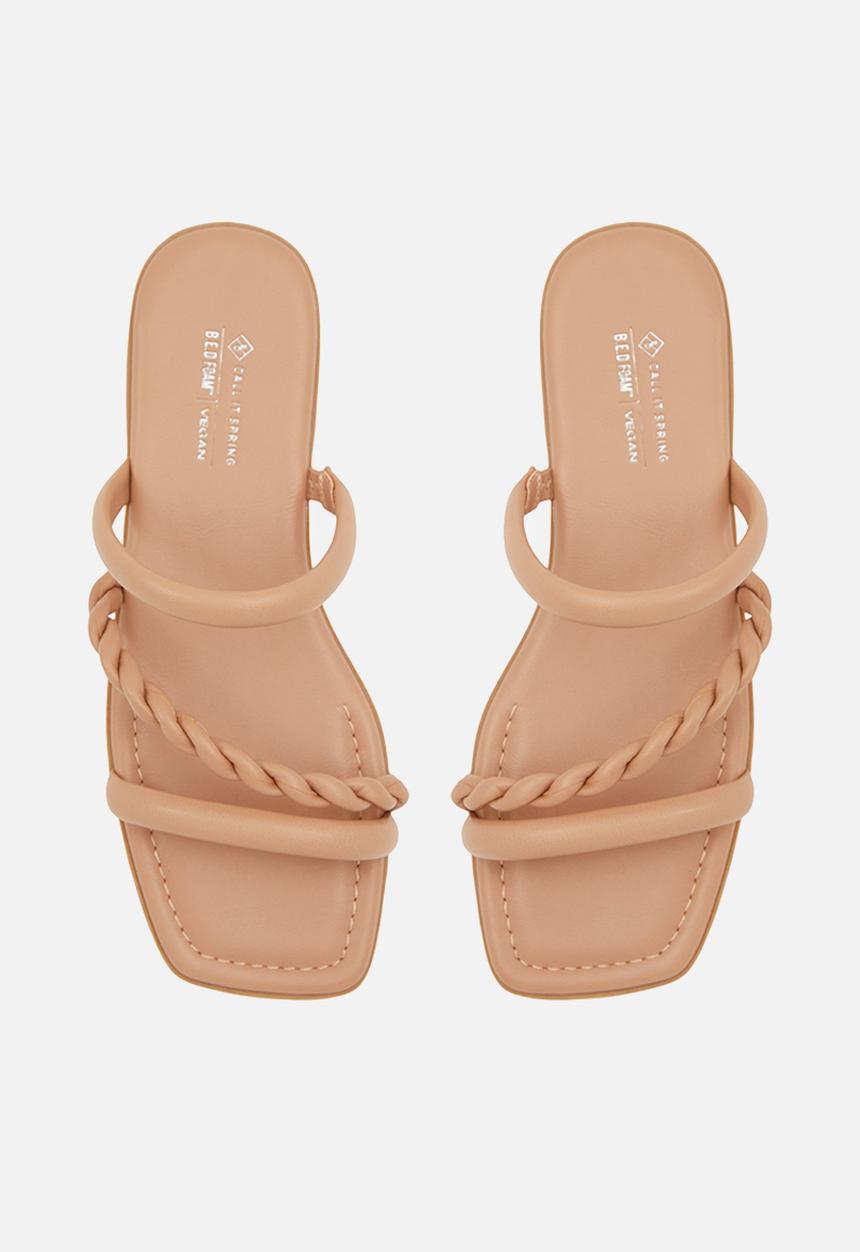 Call It Spring - Twistee strappy sandal - medium beige
