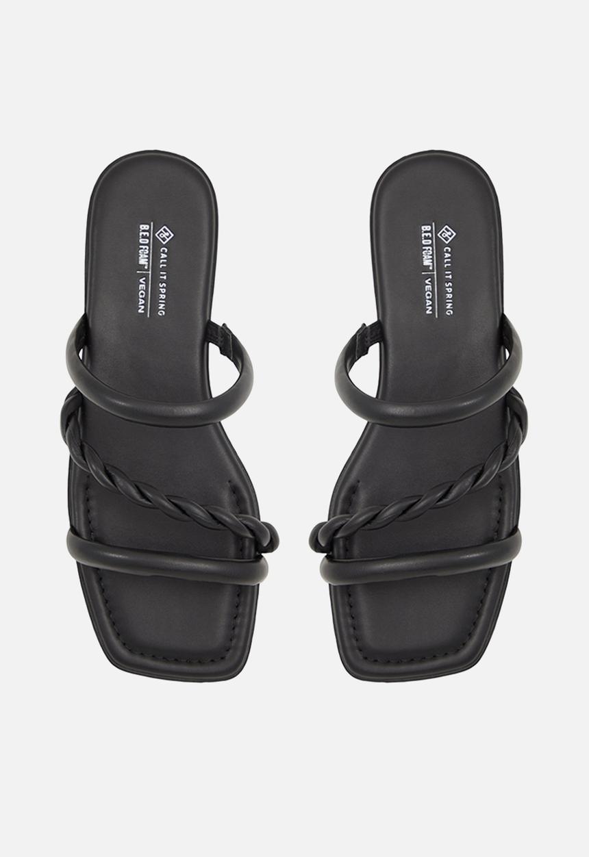 Call It Spring - Twistee strappy sandal - black