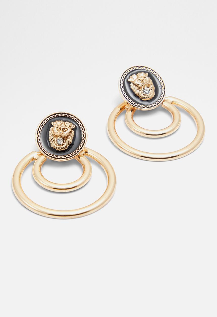 ALDO - Wigollada - black & gold 