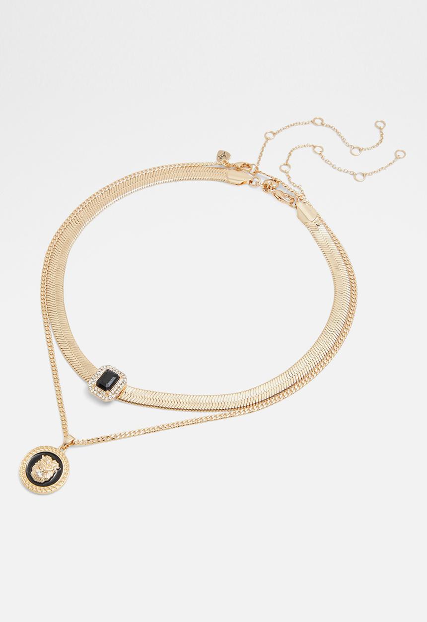 ALDO - Wigollie - black & gold 