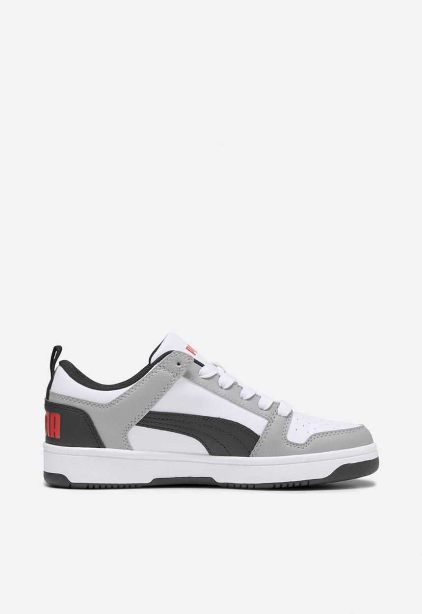 PUMA - Rebound layup lo sl jr - white/black/grey