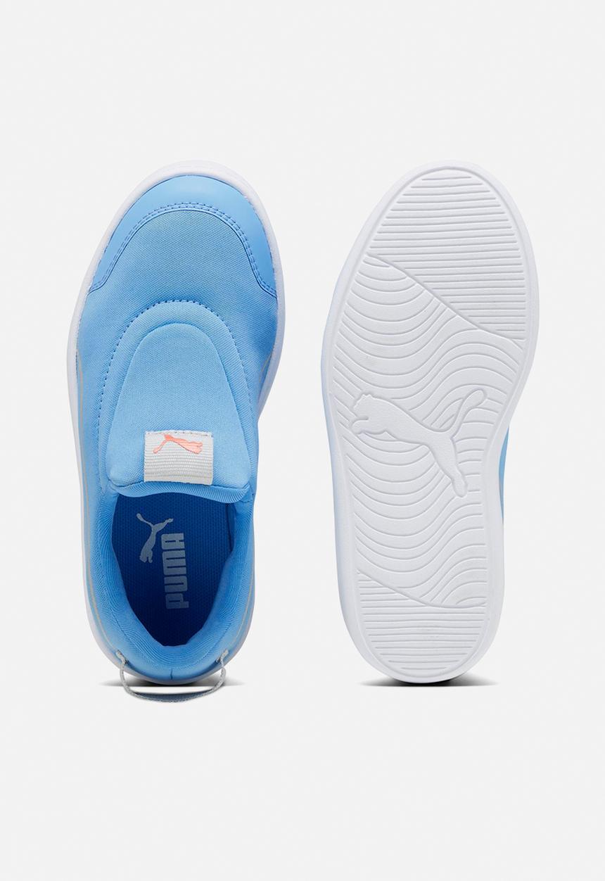 PUMA - Courtflex v2 slip on ps - regal blue-cool light gray