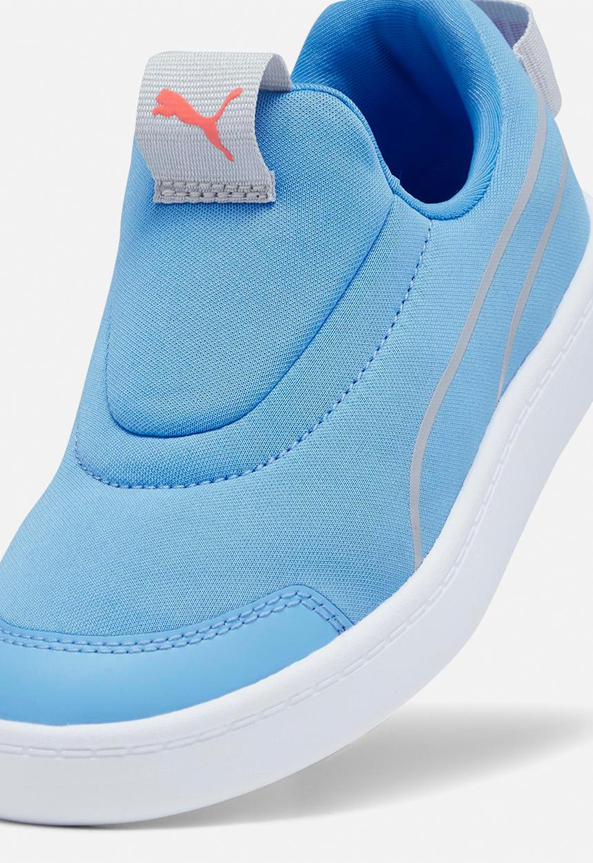 PUMA - Courtflex v2 slip on ps - regal blue-cool light gray