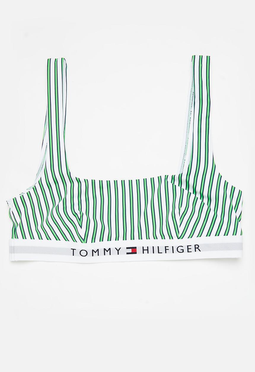 Tommy Hilfiger - Bralette print - nola sripes/spring lime