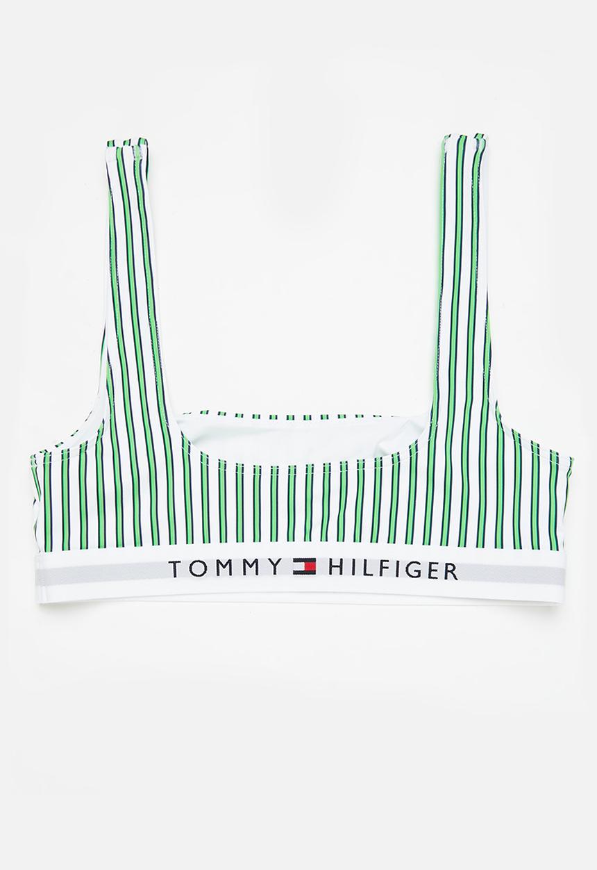 Tommy Hilfiger - Bralette print - nola sripes/spring lime