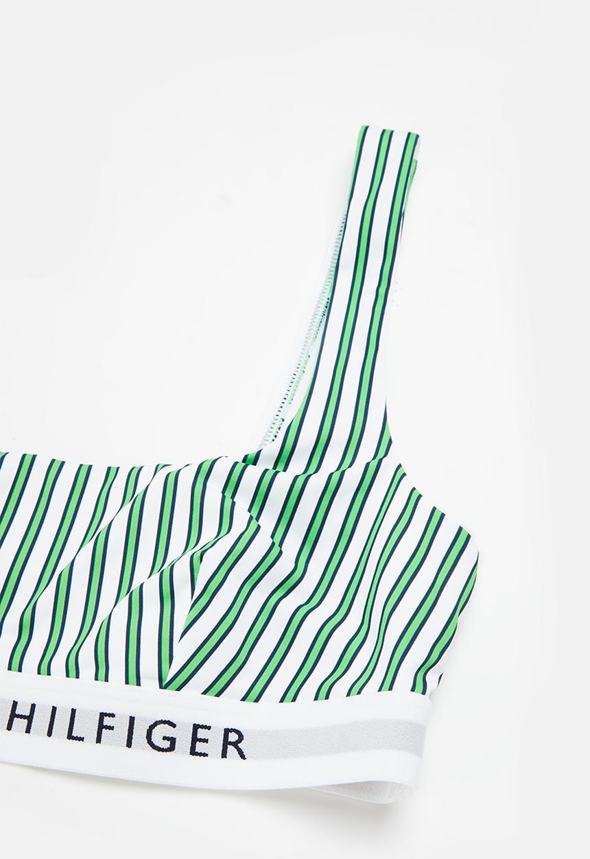 Tommy Hilfiger - Bralette print - nola sripes/spring lime