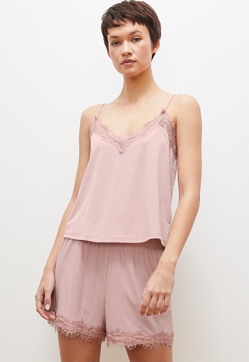 edit - Slinky cami & short - dusty lilac