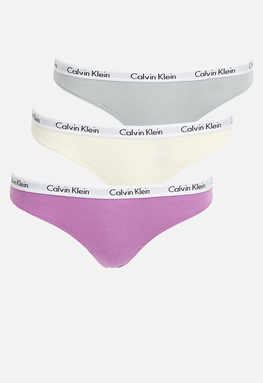 Calvin Klein - Thong 3 pack - multi