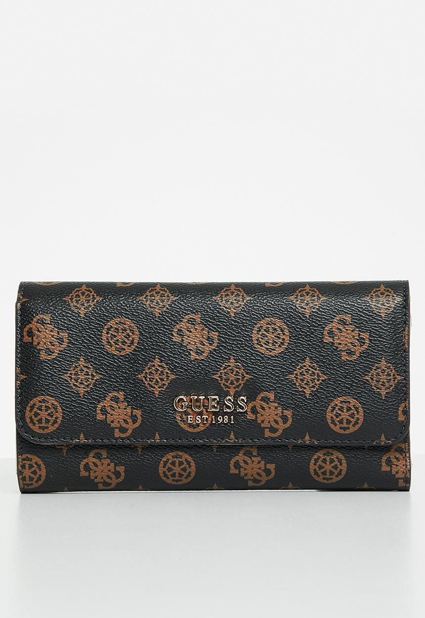 GUESS - Laurel slg multi clutch - mocha logo