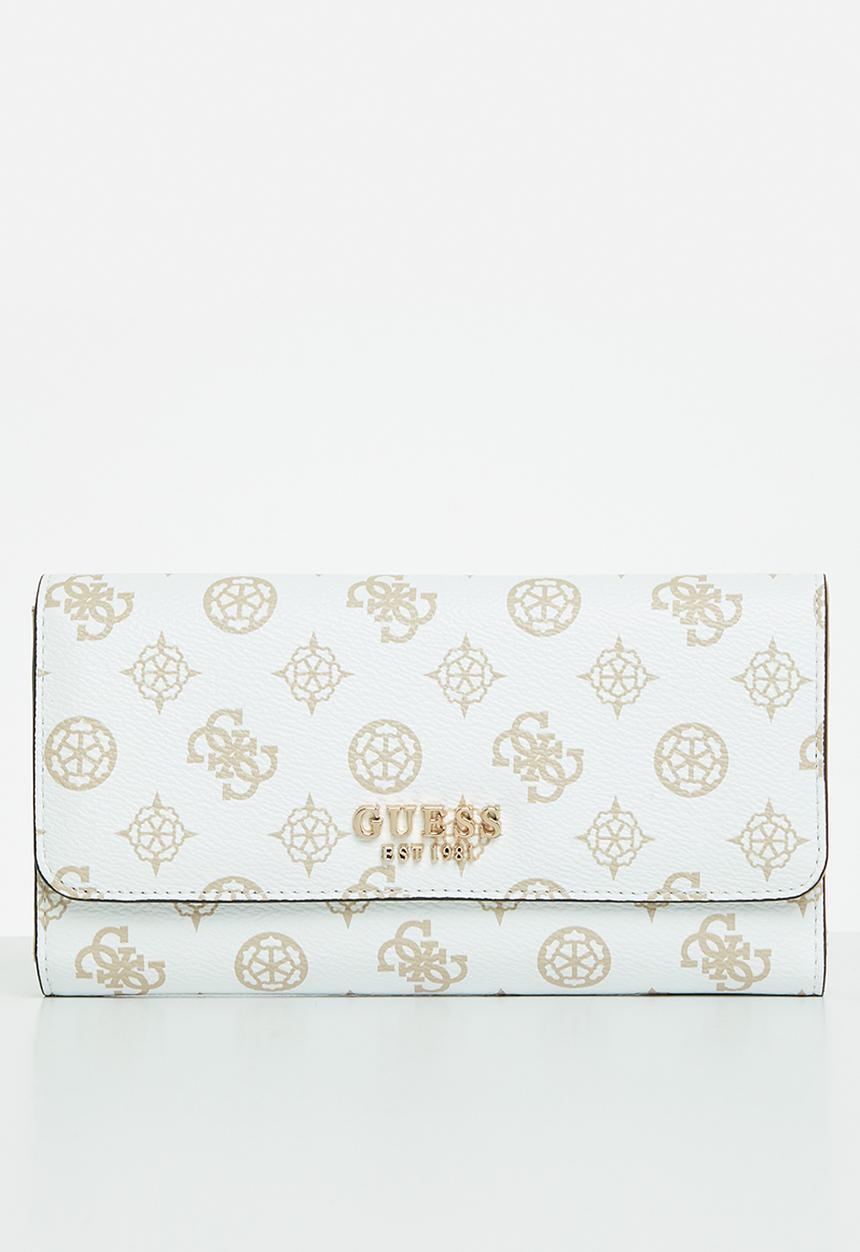 GUESS - Laurel slg multi clutch - white logo