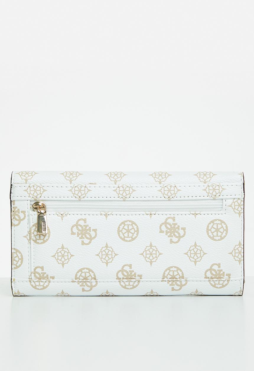 GUESS - Laurel slg multi clutch - white logo