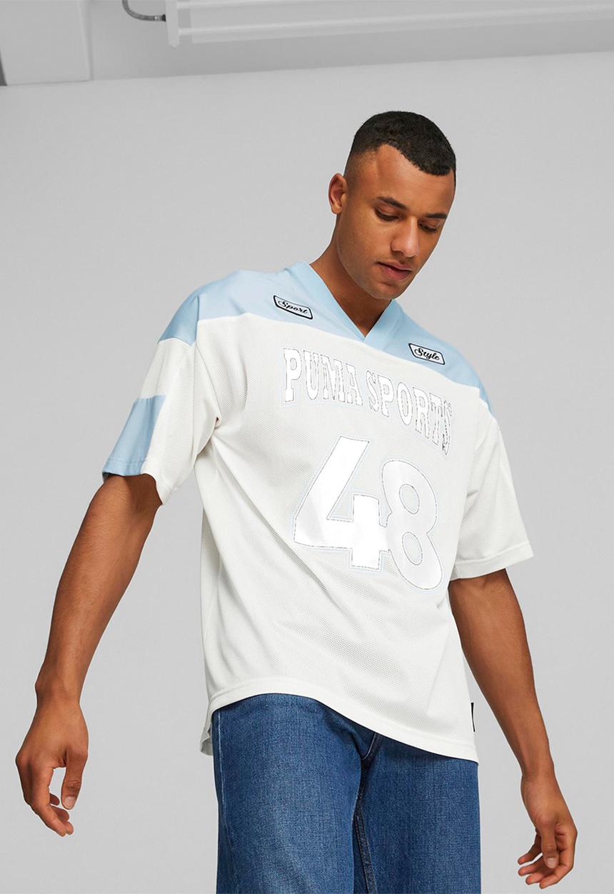 PUMA - Puma team sports jersey - white/blue 