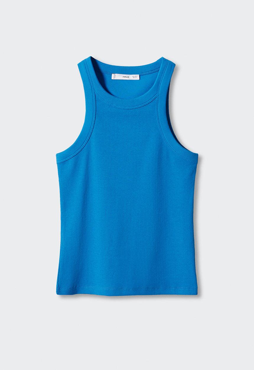 MANGO - Top boni - medium blue
