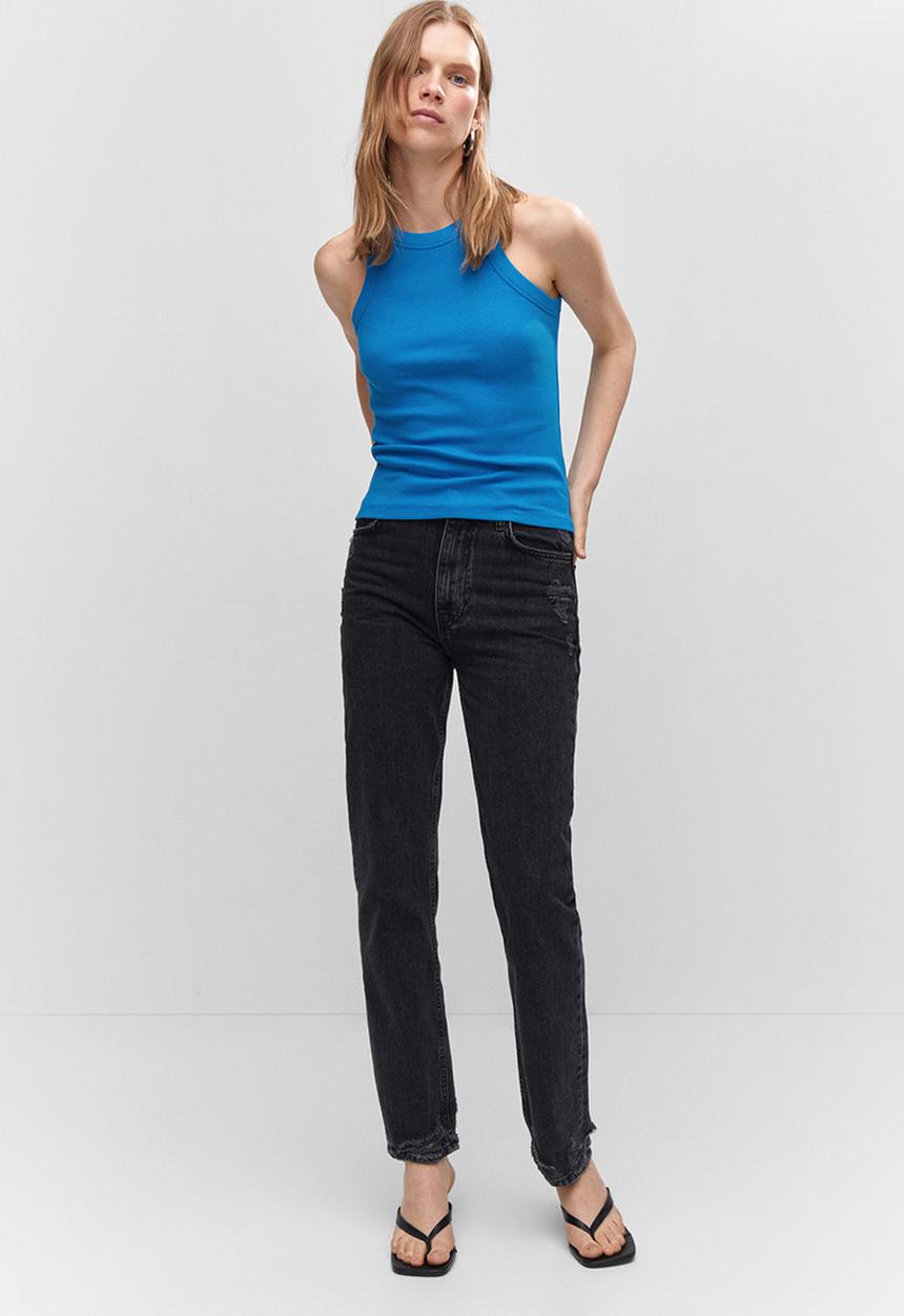 MANGO - Top boni - medium blue