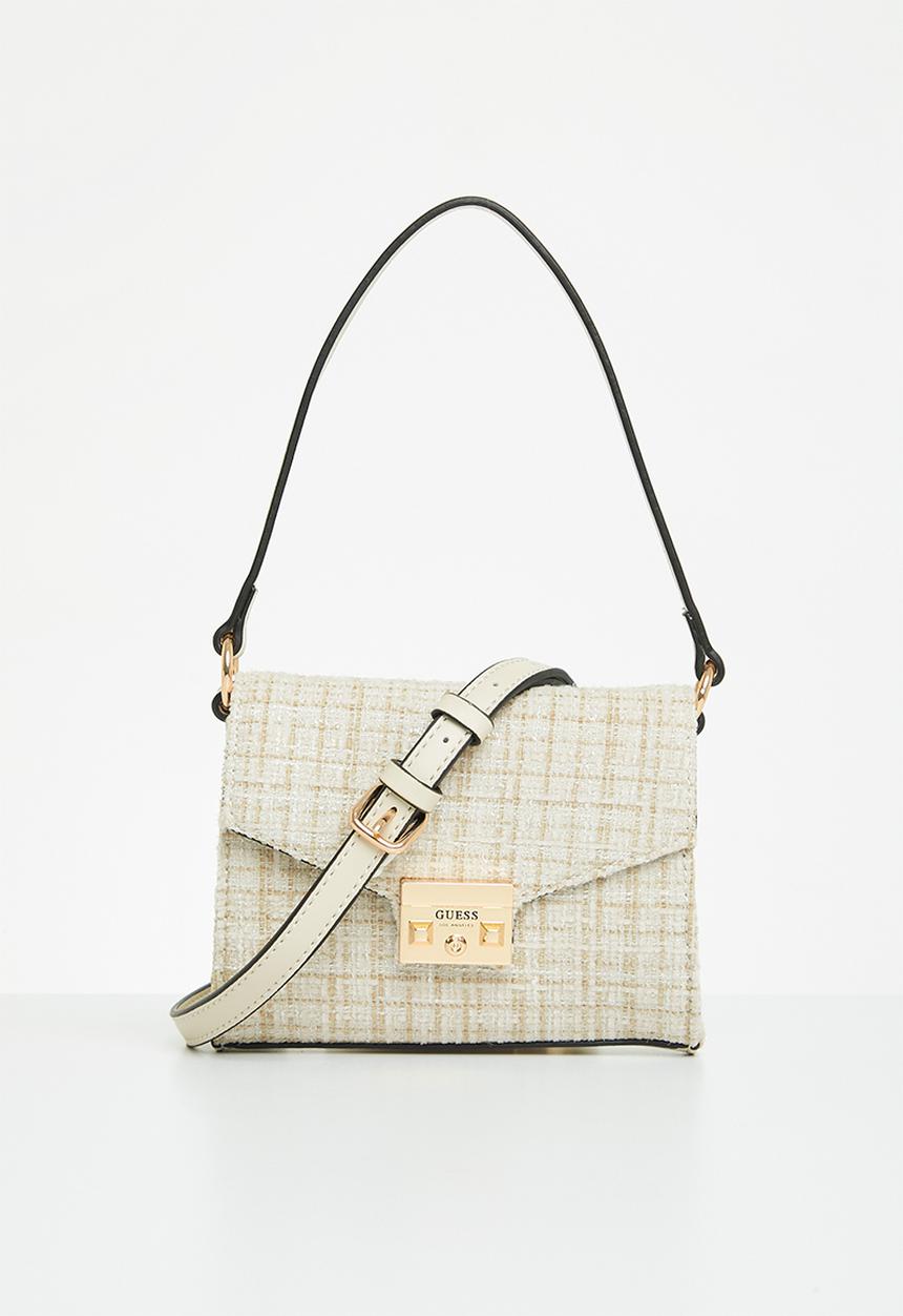 GUESS - Tergesen mini crossbody flap - stone