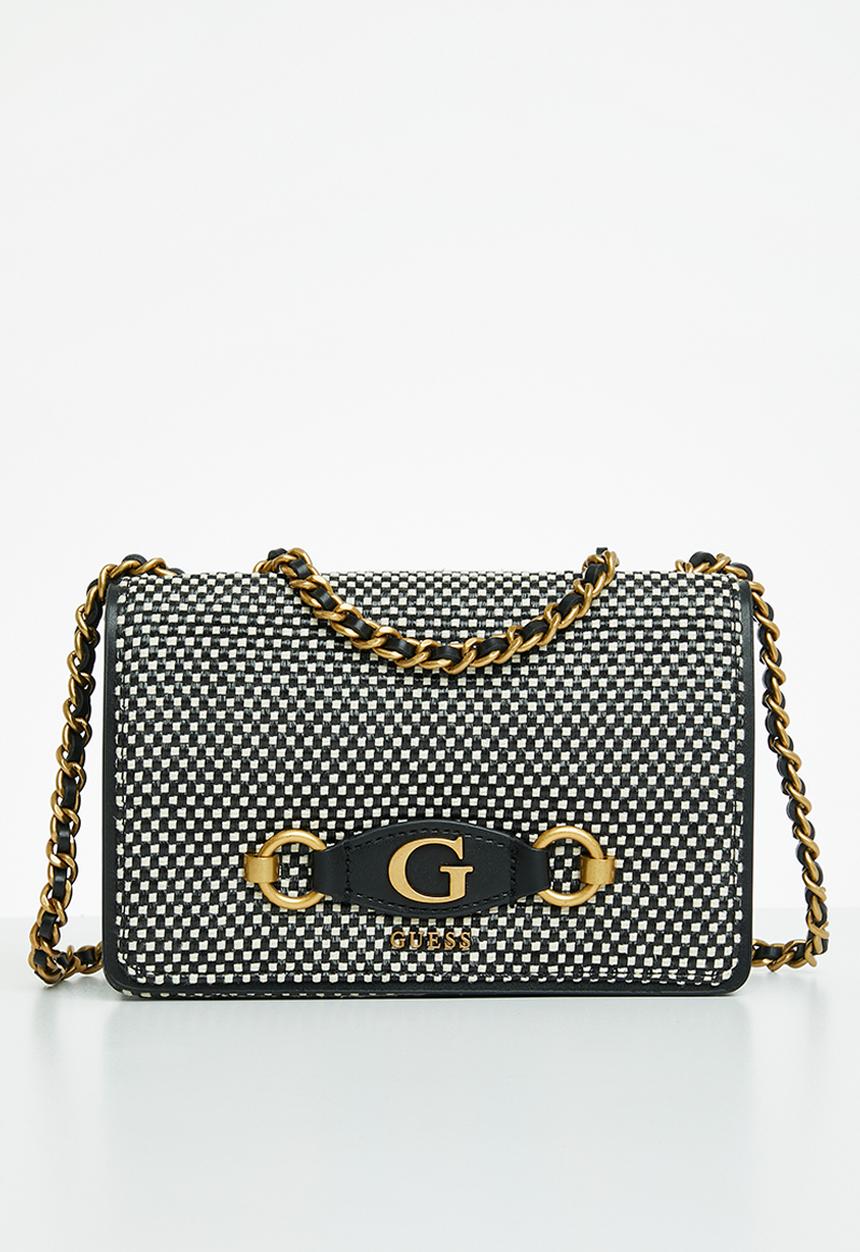 GUESS - Izzy convertible xbody flap - black/natural