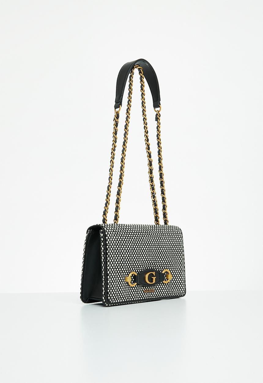 GUESS - Izzy convertible xbody flap - black/natural