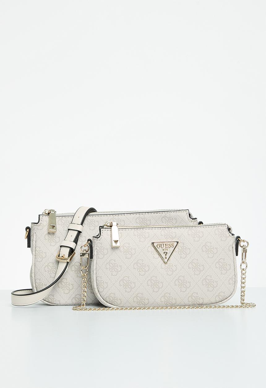 GUESS - Noelle dbl pouch crossbody - dove 