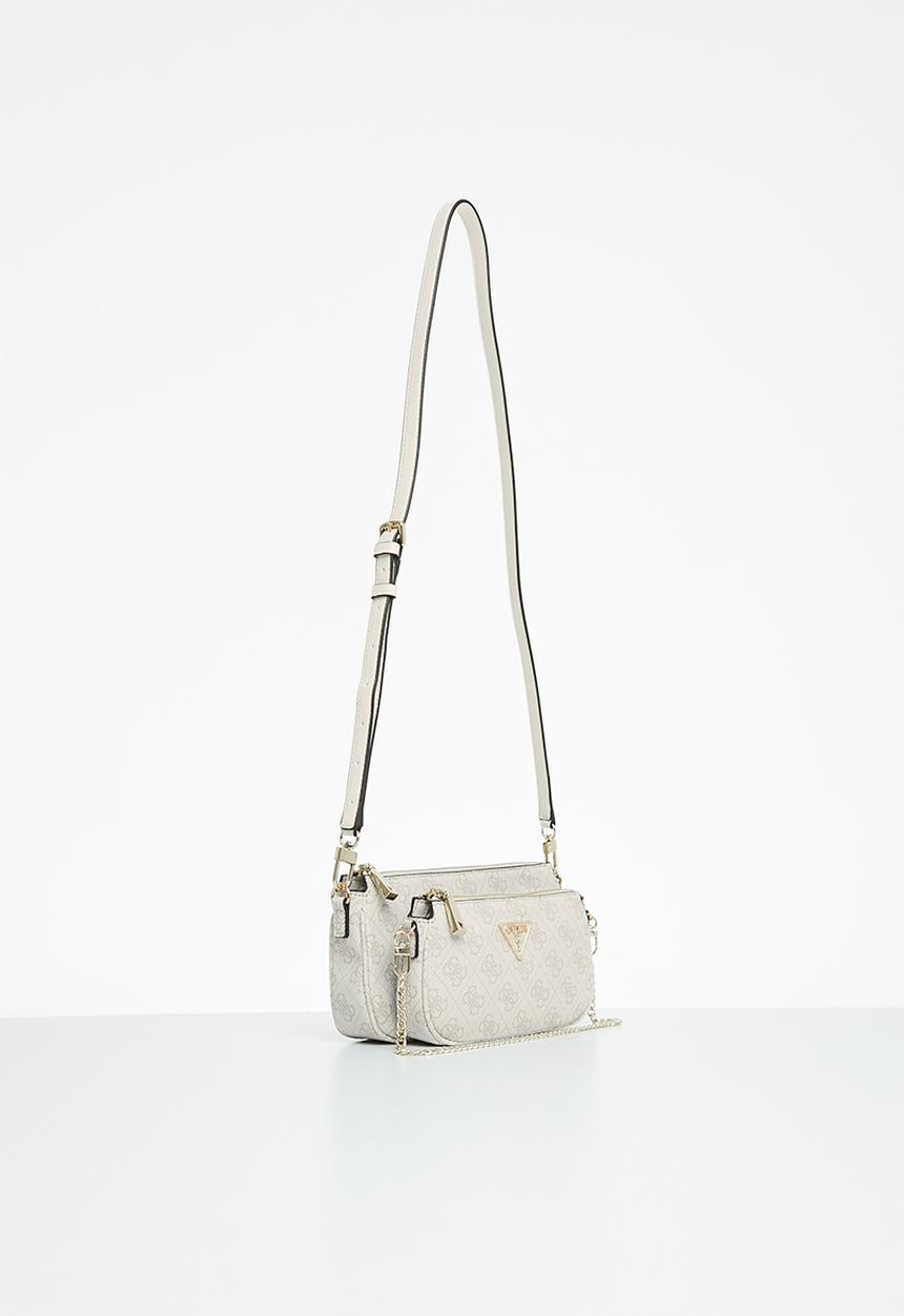 GUESS - Noelle dbl pouch crossbody - dove 