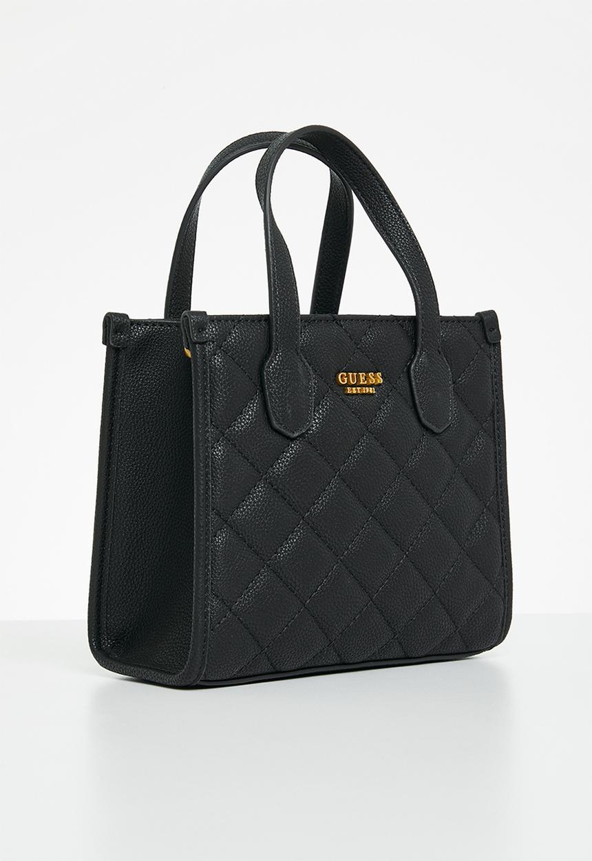 GUESS - Silvana 2 compartments mini tote - black