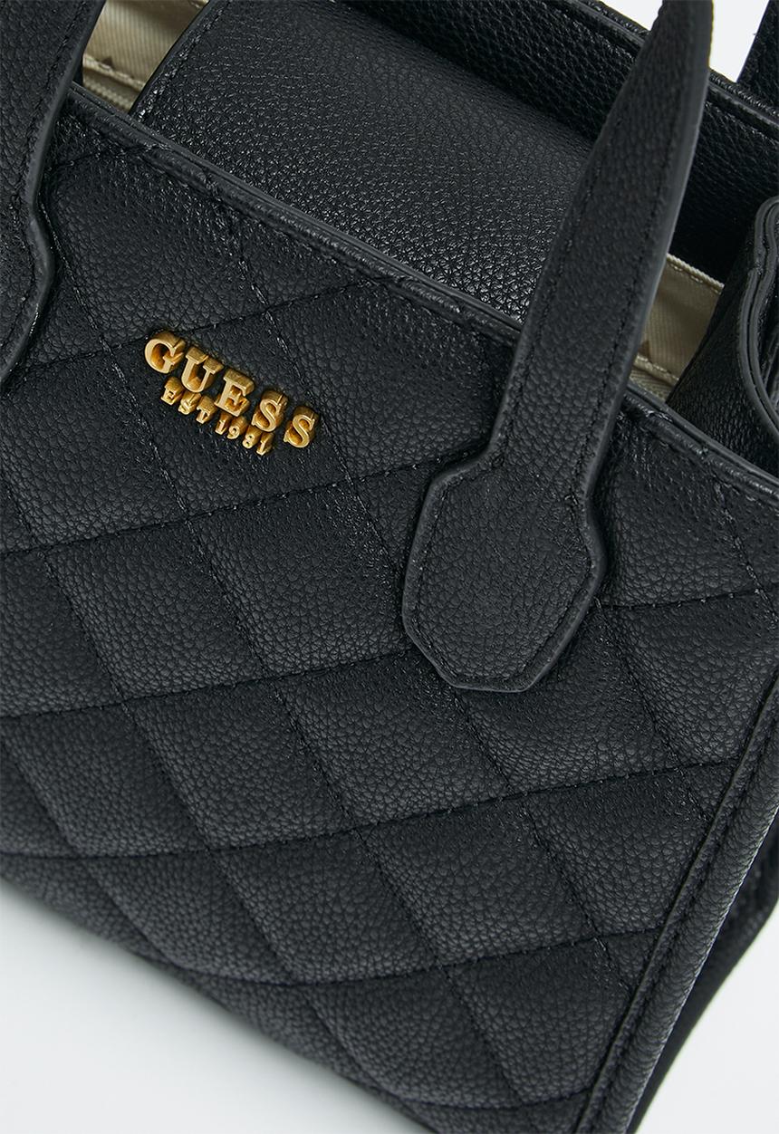 GUESS - Silvana 2 compartments mini tote - black