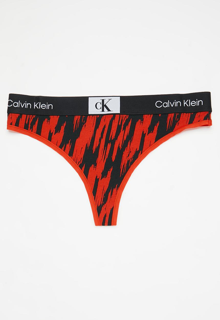 Calvin Klein - Modern thong - tiger print/hazard