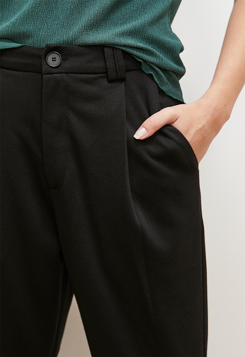 edit - Co-ord tapered trouser - black