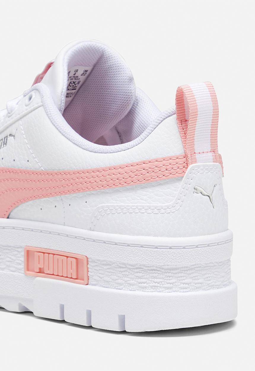 PUMA - Mayze leather jr - puma white/peach smoothie