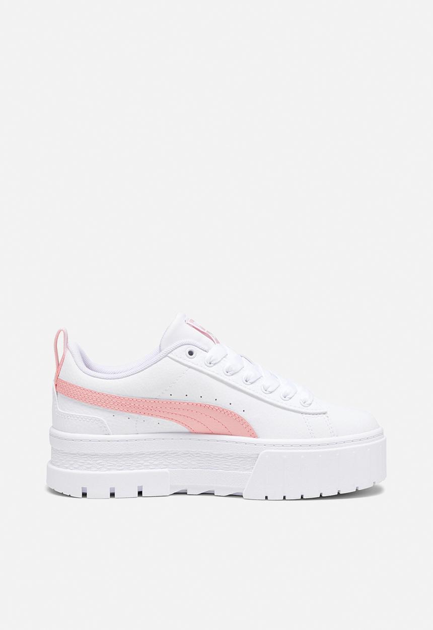 PUMA - Mayze leather jr - puma white/peach smoothie