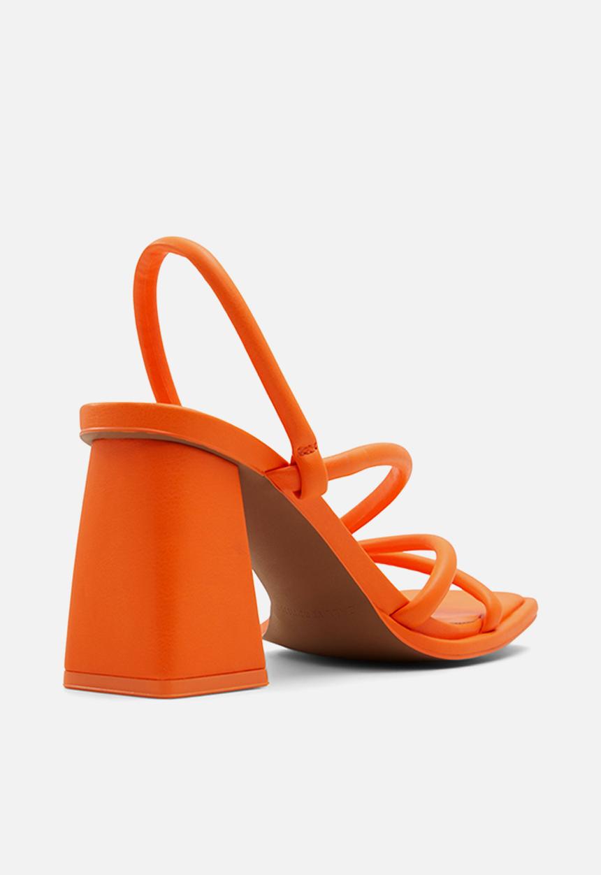 Call It Spring - Luxe strappy blockheel - bright orange