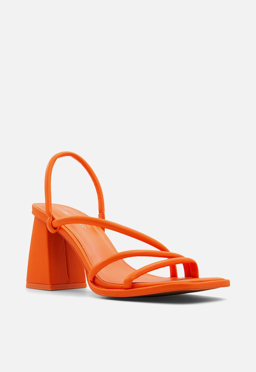 Call It Spring - Luxe strappy blockheel - bright orange