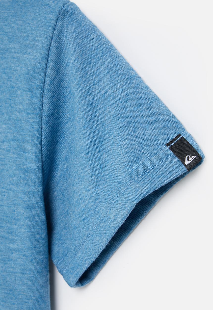 Quiksilver - Funky fills short sleeve boy - vallarta blue heather