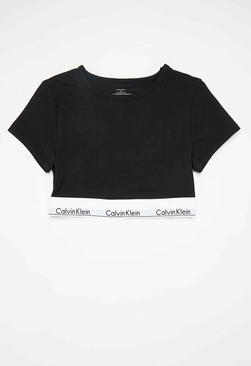 Calvin Klein - T-shirt bralette - black
