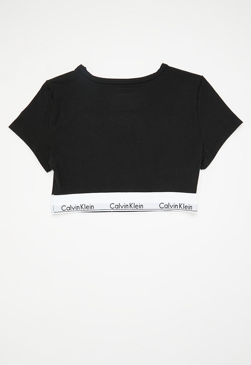 Calvin Klein - T-shirt bralette - black
