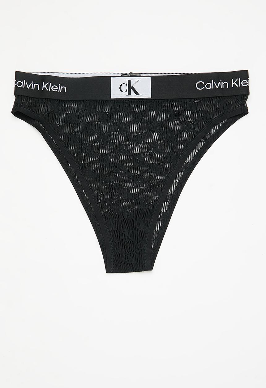 Calvin Klein - High waist brazilian - black