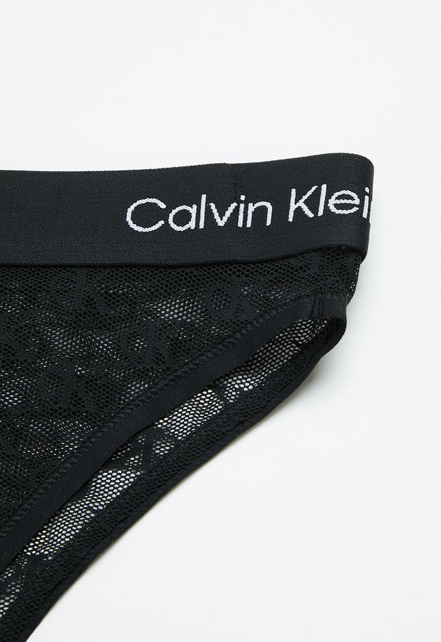Calvin Klein - High waist brazilian - black