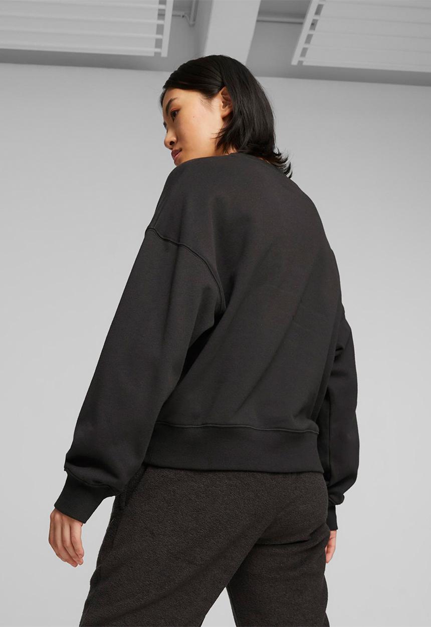PUMA - Classics oversized crew tr - puma black