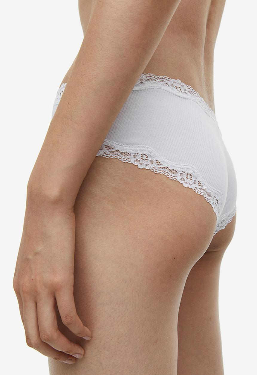 H&M - 3-Pack hipster briefs - grey marl/white 