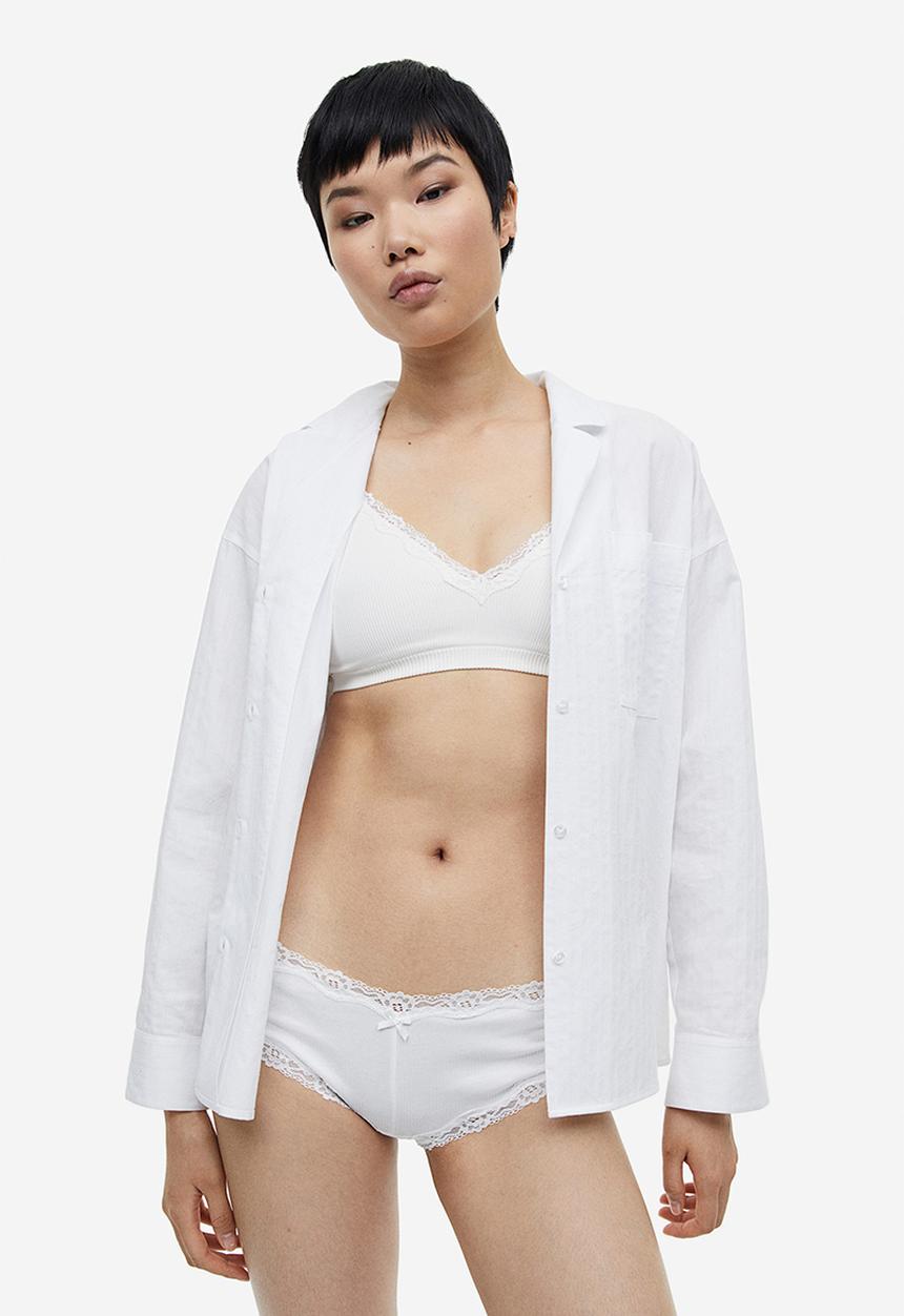 H&M - 3-Pack hipster briefs - grey marl/white 