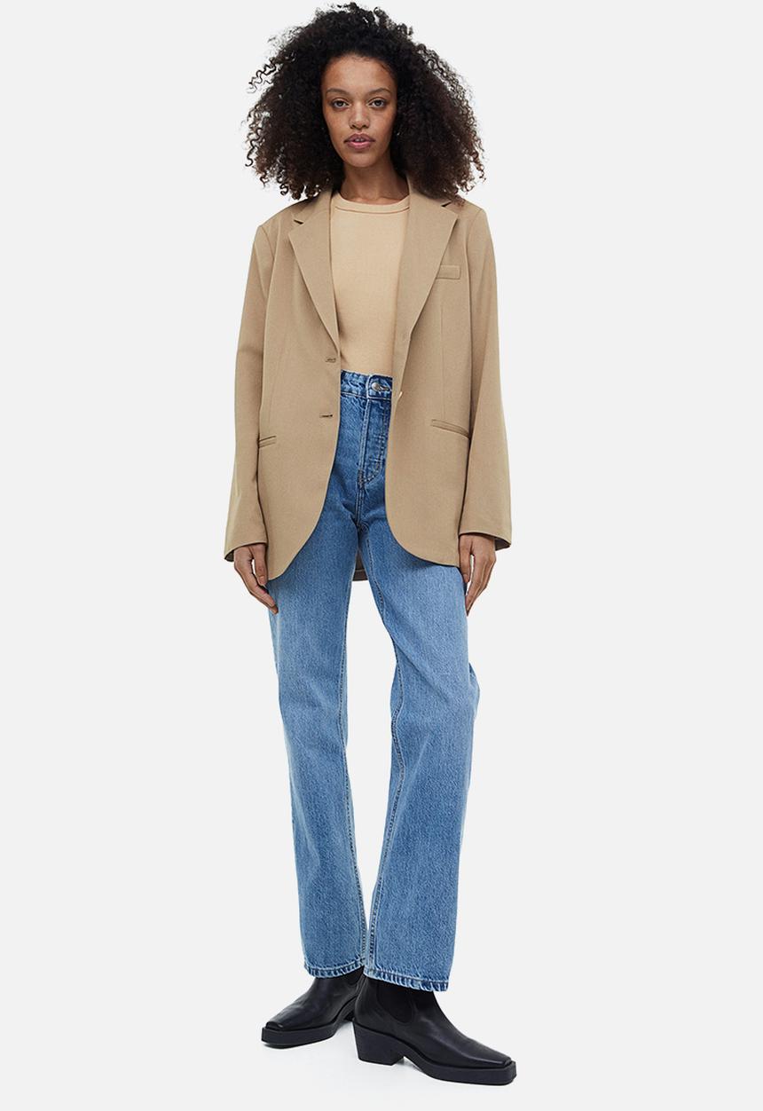 H&M - Single-breasted blazer - beige