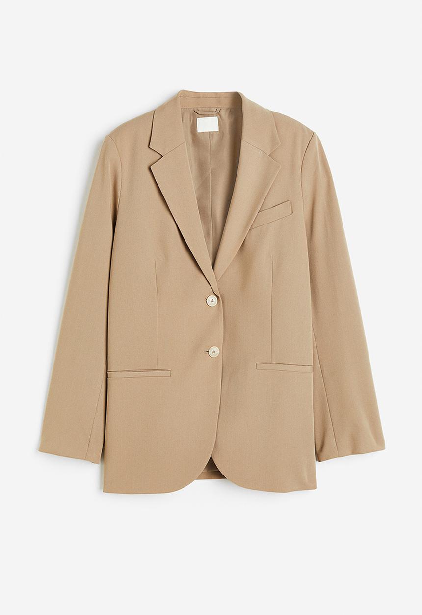 H&M - Single-breasted blazer - beige
